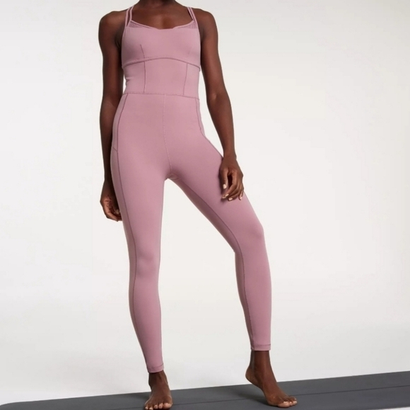 Calia by Carrie Underwood Pink Yoga Bodysuit Size Small NWT - Picture 1 of 9